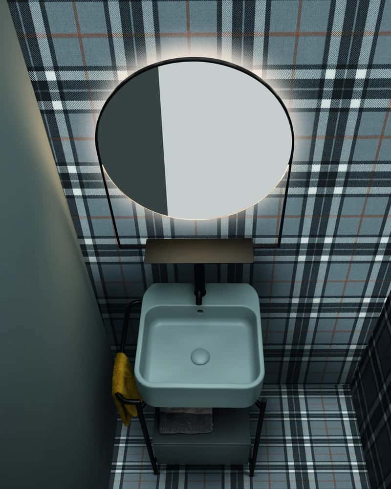Lavabo quadrato 48×48 cm da appoggio o sospeso - Collezione Cosa | KoseDiCasa